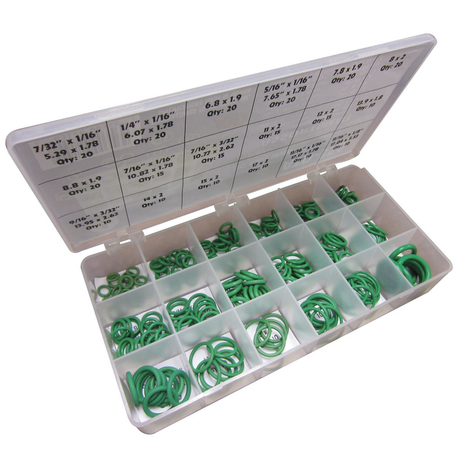 Mastercool HNBR O-Ring Kit — 270 Pcs, Model# MSC91339